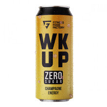 Напиток тонизирующий безалкогольный WK UP 450 мл - шампанское (Fitness Food Factory)