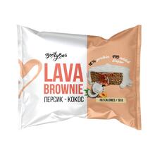 BootyBar LAVA Brownie 50 г - кокос и персиковая карамель