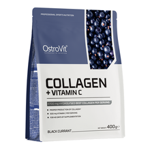 Collagen + Vitamin C 400 г - черная смородина (Ostrovit)